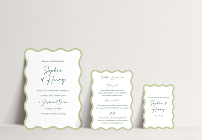 Sophie Invitation 3 card stack