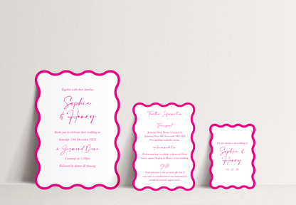 Sophie Invitation 3 card stack