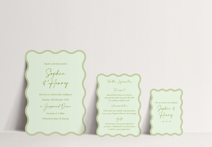 Sophie Invitation 3 card stack