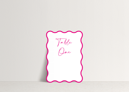 Sophie Table Number