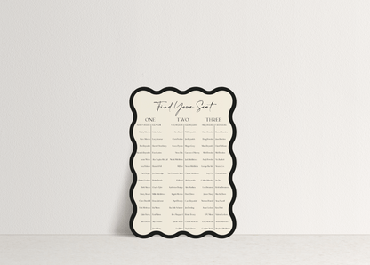 Sophie Table Plan Sign