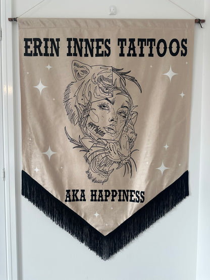Velvet Tattoo Studio Banner. Tattoo Studio Banner. Tattoo Sign. Tattoo Artist Banner. Tattoo Shop Sign