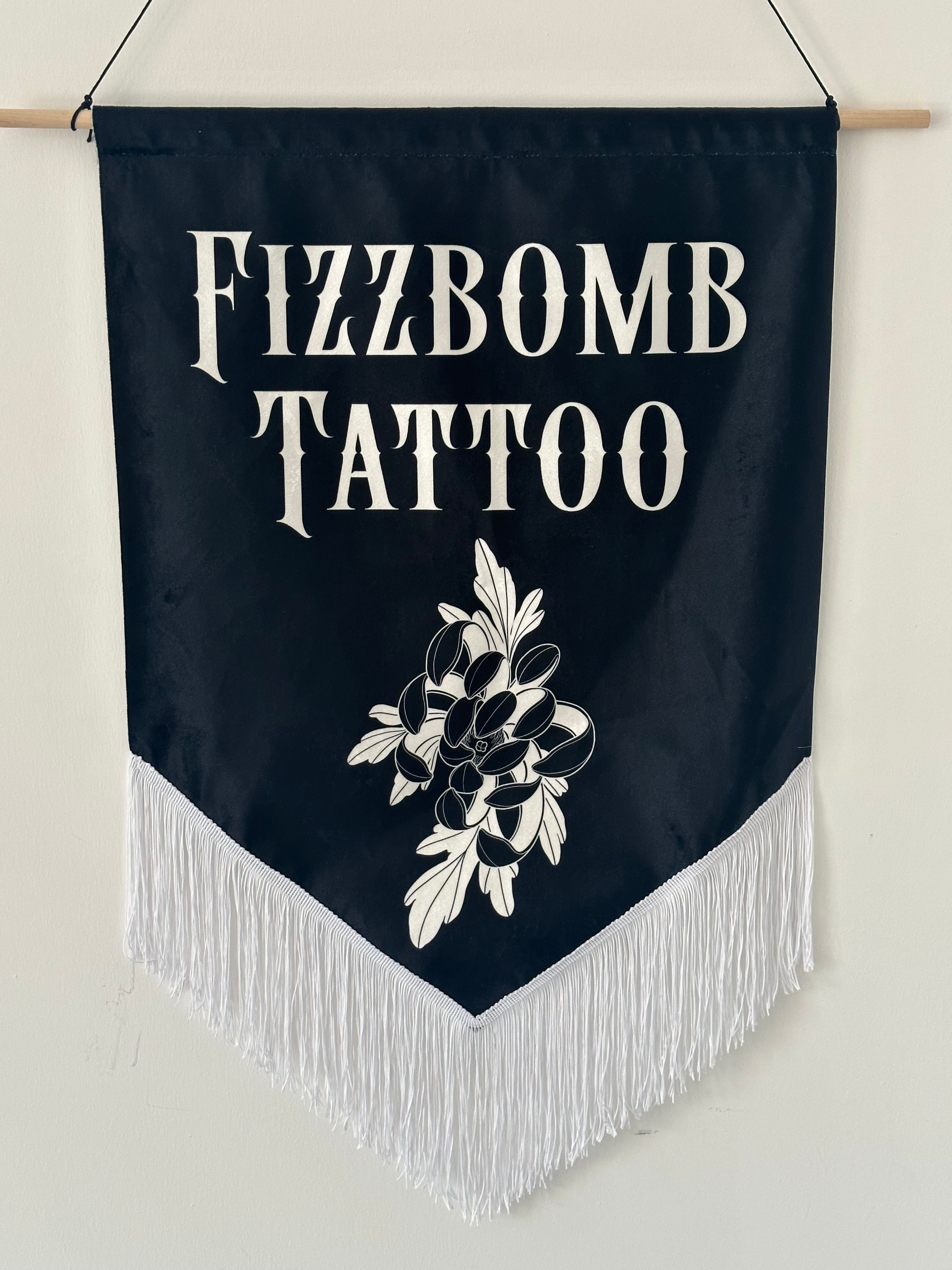 Velvet Tattoo Studio Banner. Tattoo Studio Banner. Tattoo Sign. Tattoo Artist Banner. Tattoo Shop Sign
