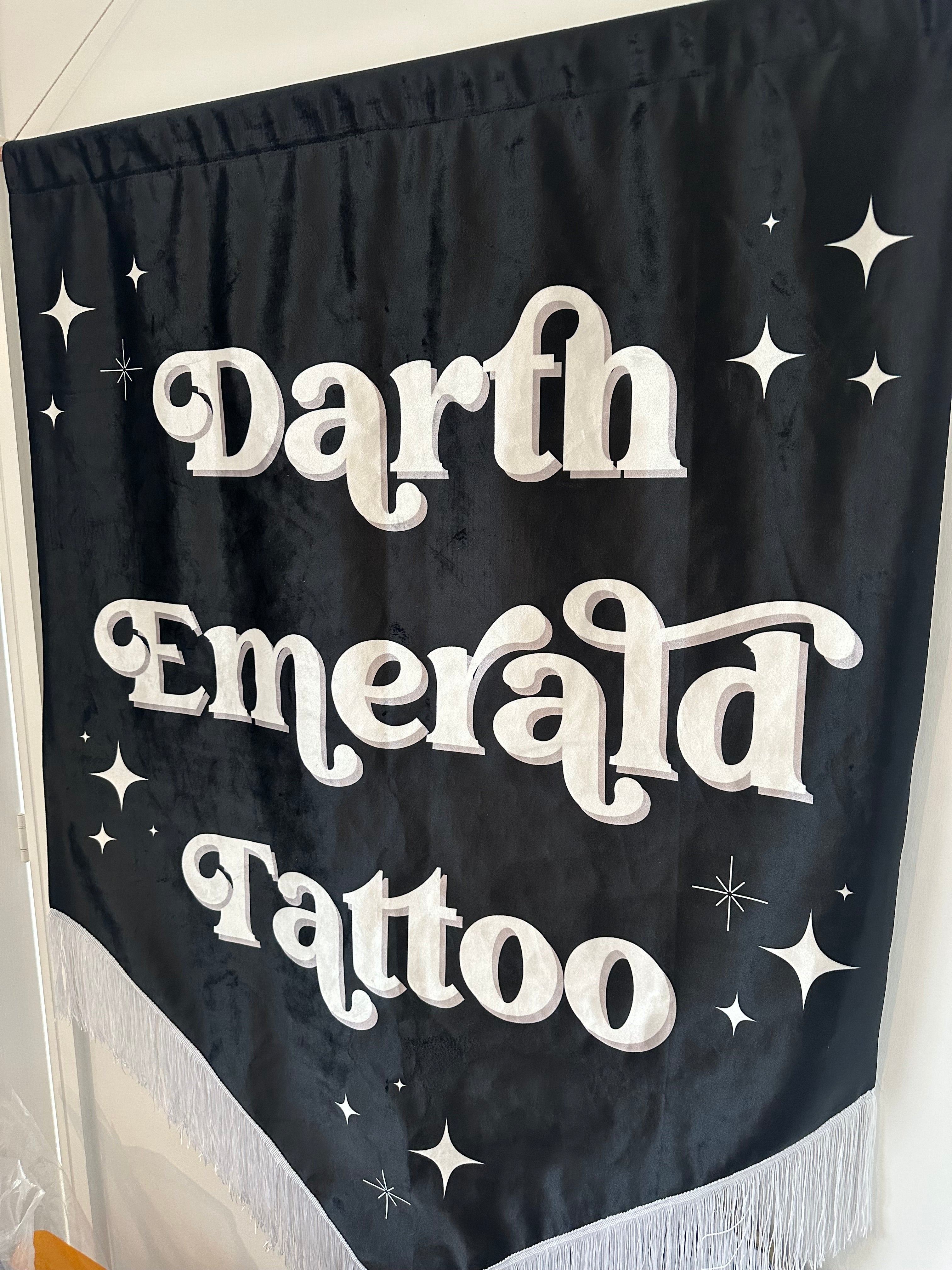 Velvet Tattoo Studio Banner. Tattoo Studio Banner. Tattoo Sign. Tattoo Artist Banner. Tattoo Shop Sign