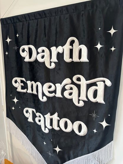 Velvet Tattoo Studio Banner. Tattoo Studio Banner. Tattoo Sign. Tattoo Artist Banner. Tattoo Shop Sign