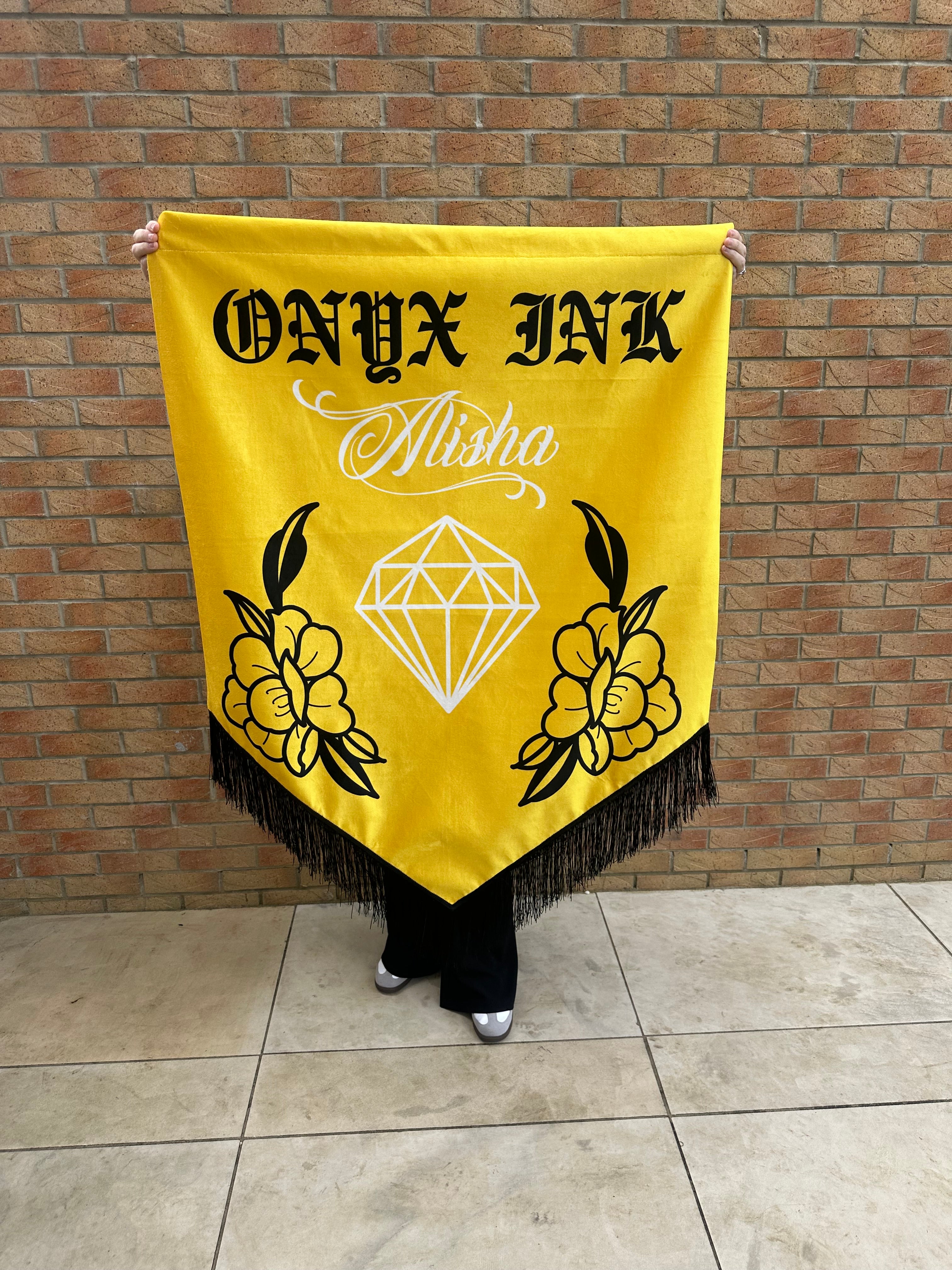 Velvet Tattoo Studio Banner. Tattoo Studio Banner. Tattoo Sign. Tattoo Artist Banner. Tattoo Shop Sign